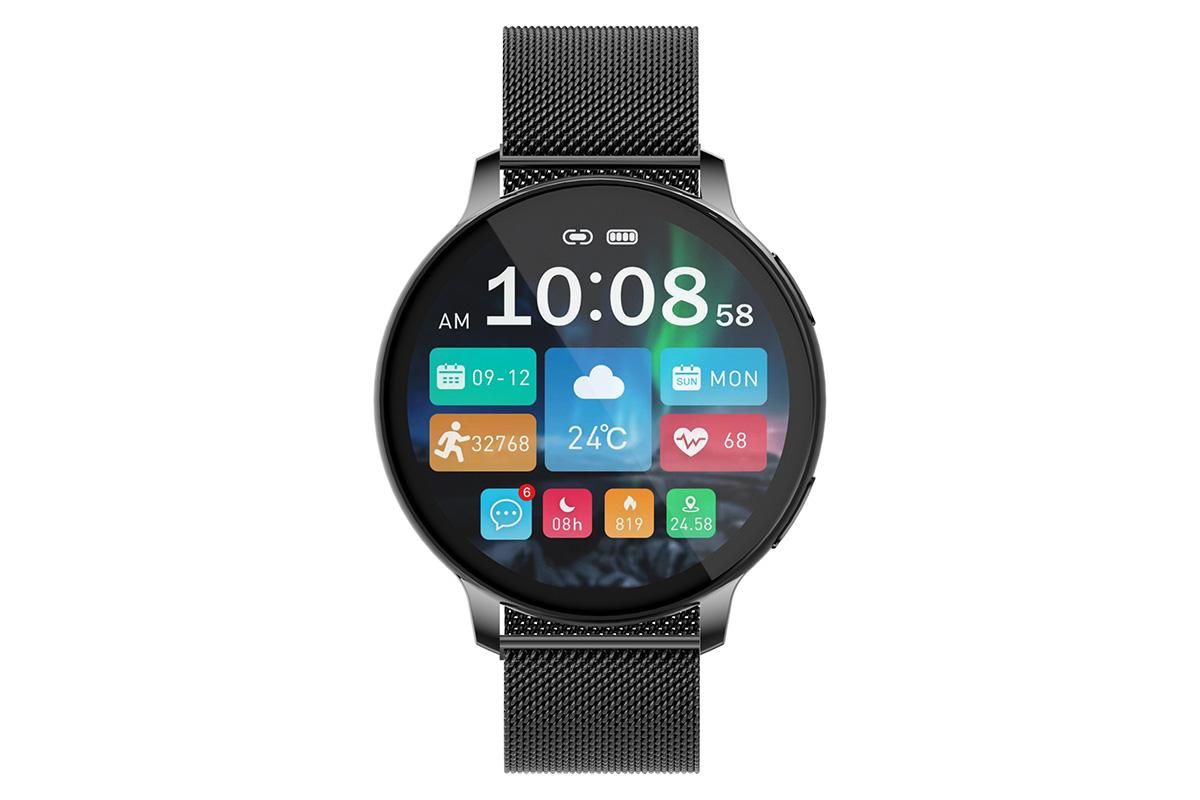 Smart Watch with Bluetooth Call and Sleep Monitor Fitness Tracker Watch-Black - Image 3