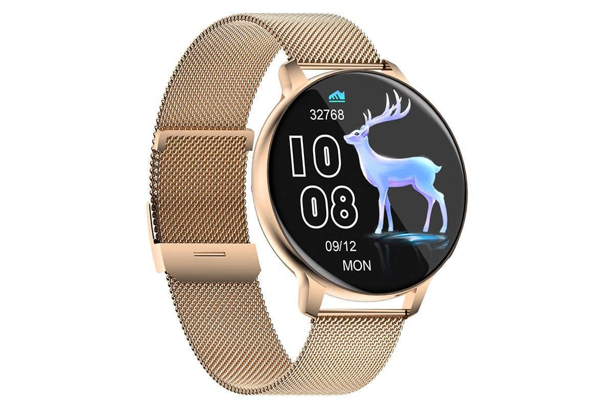 Smart Watch with Bluetooth Call and Sleep Monitor Fitness Tracker Watch-Gold - Image 4