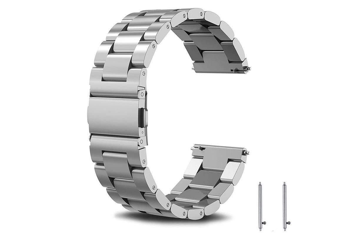 Stainless Steel Replacement Band for Samsung Gear S3 Strap-Silver 20mm - Image 3