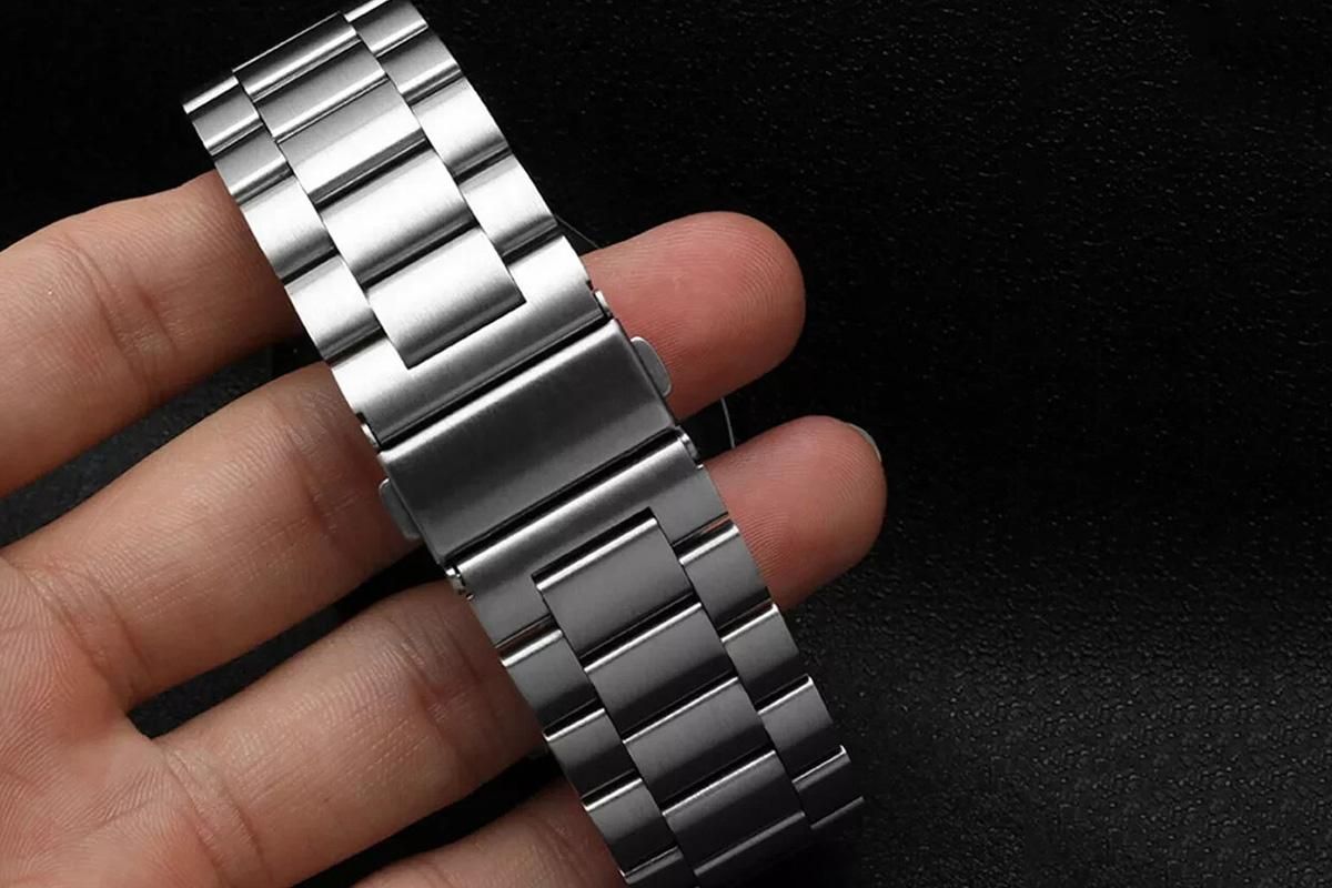 Stainless Steel Replacement Band for Samsung Gear S3 Strap-Silver 22mm - Image 6