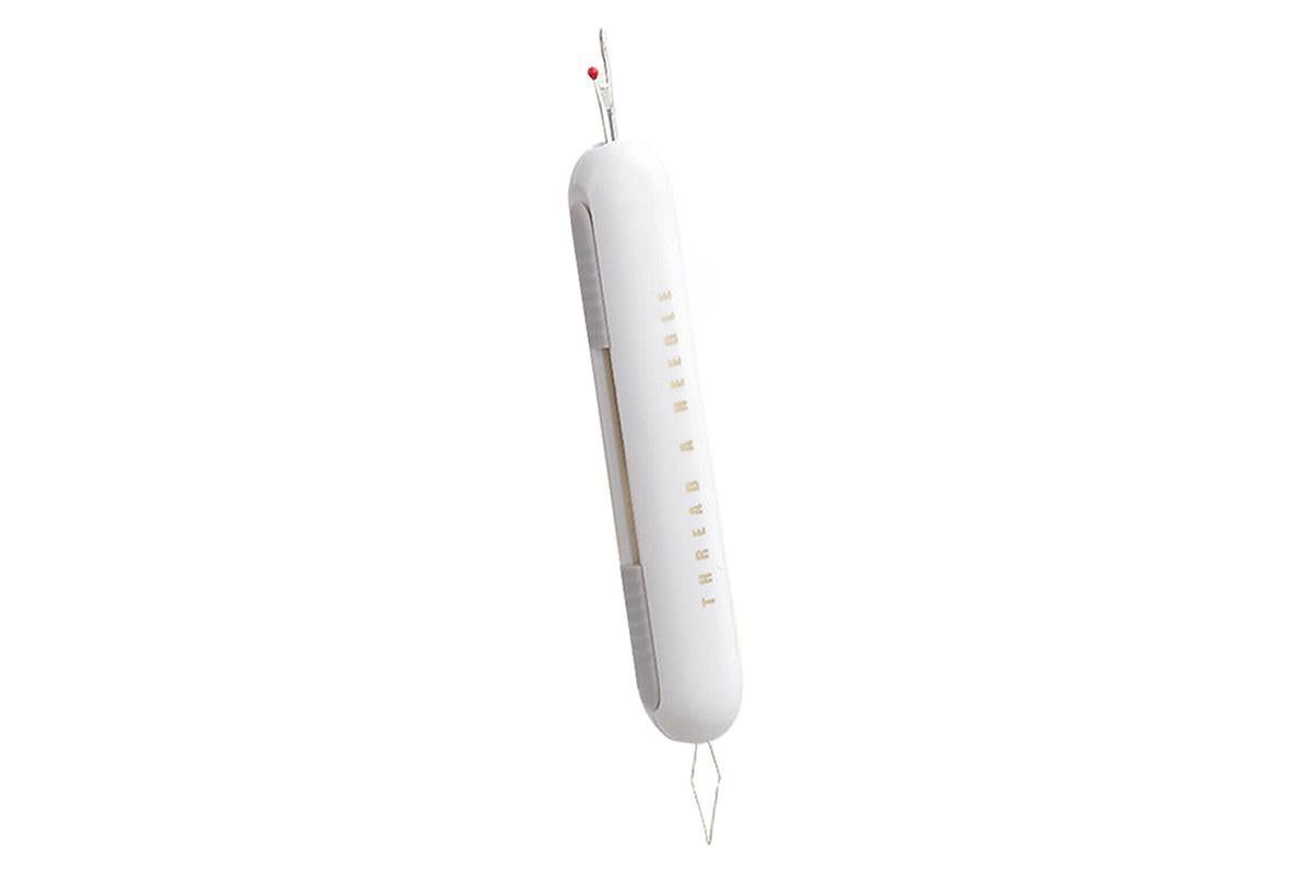 2-In-1 Needle Threader Seam Ripper Kit Thread Remover Sewing Ripper Tool-Light Grey - Image 6
