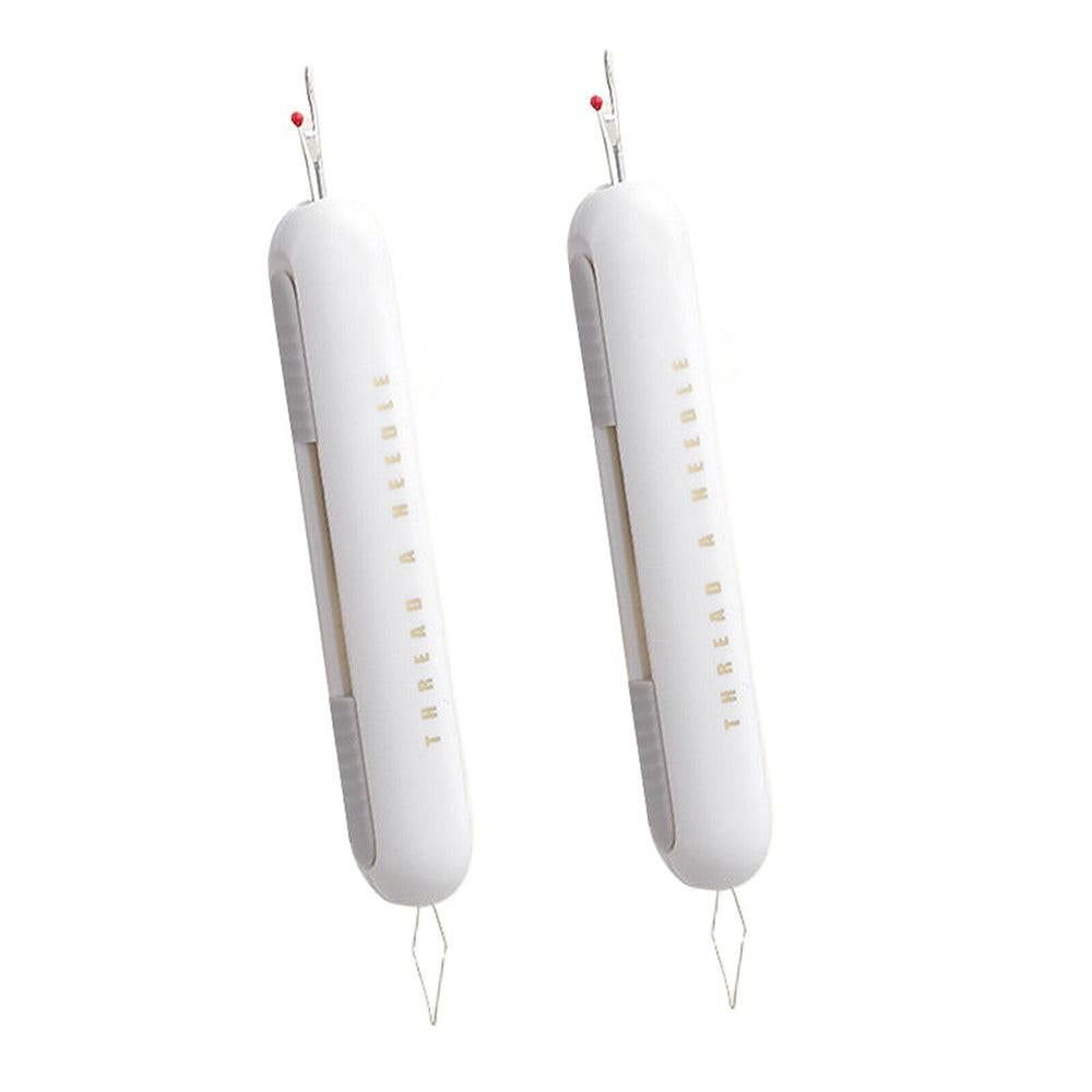 2-In-1 Needle Threader Seam Ripper Kit Thread Remover Sewing Ripper Tool-Light Grey - Image 8