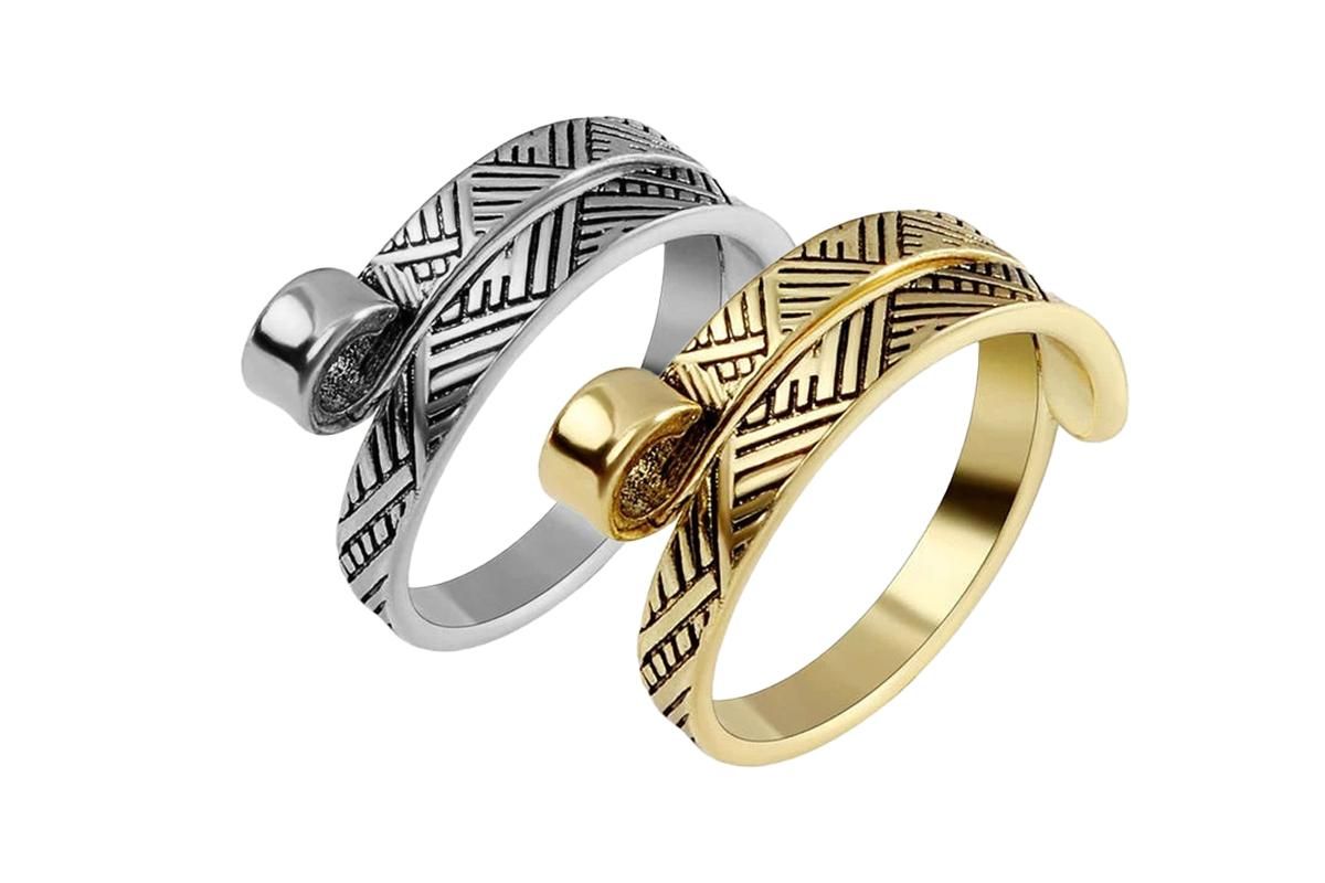 2Pcs Knitting Crochet Loop Ring for Fingers 2Pcs Knitting Yarn Guide Finger Holder-Style 3 - Image 2
