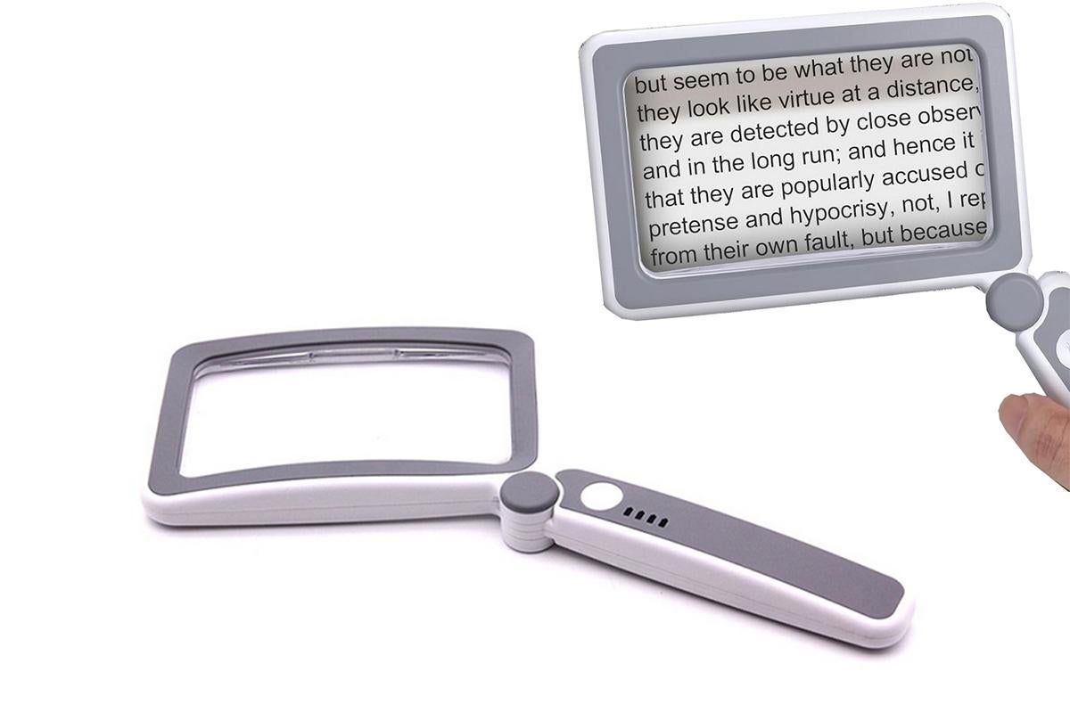 5x Magnifier Magnifying Glass With 10 LEDs Light Reading Gifts For Elderly For Book Christmas Birthday Gifts - Image 1