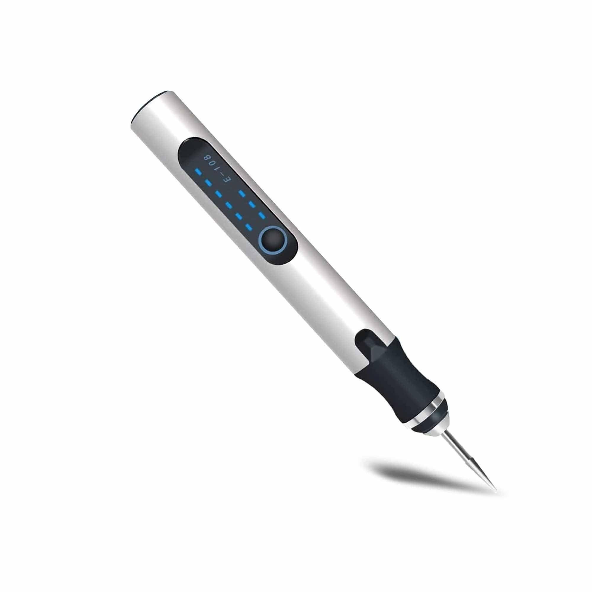 Electric Micro Engraver Pen DIY Engraving Tool Kit Cordless Portable Rechargeable Engraving Pen-Silver - Image 6