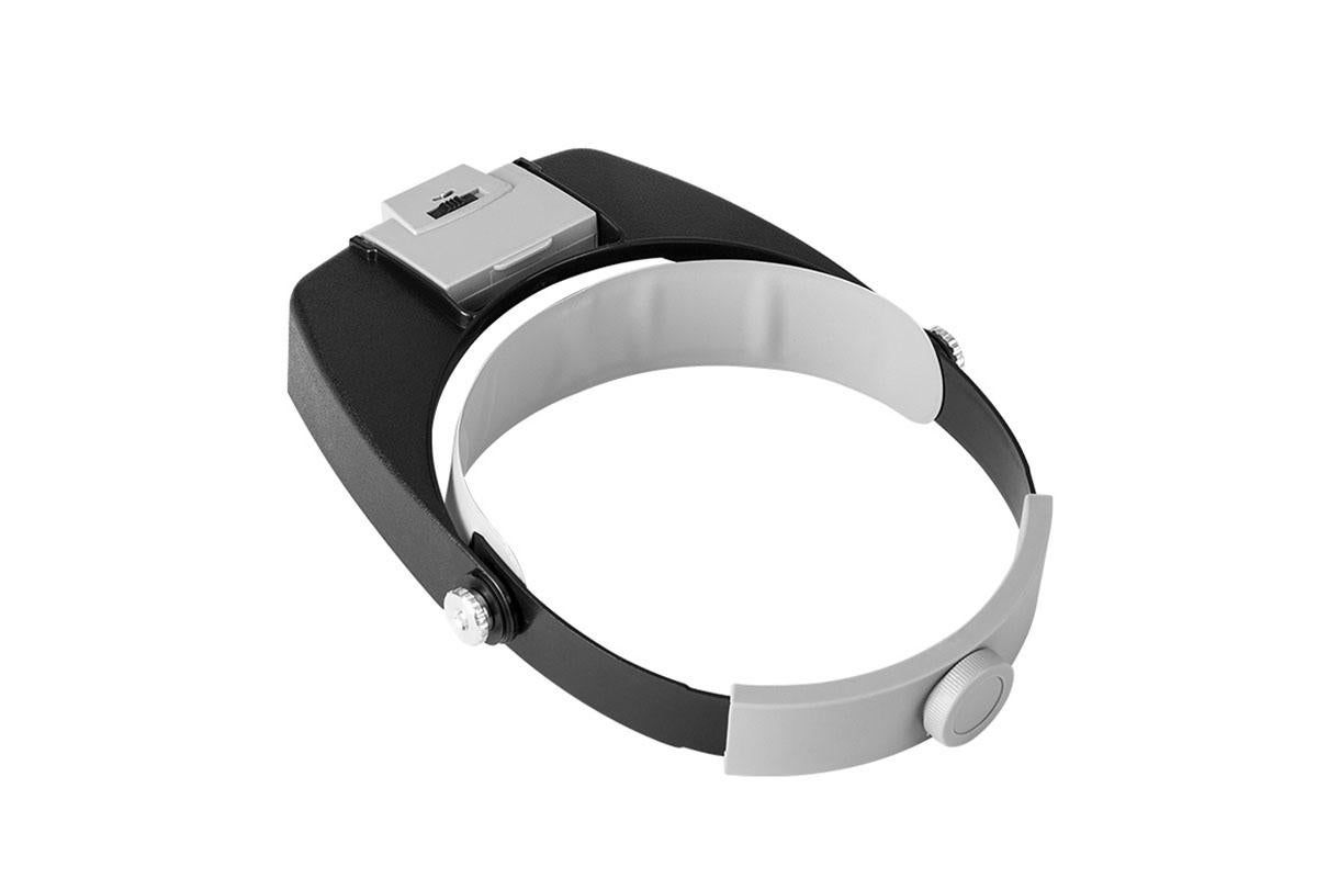 Head Mount Magnifying Glasses With LED Light For Jewelry Arts Crafts And Close Work-Gray - Image 6