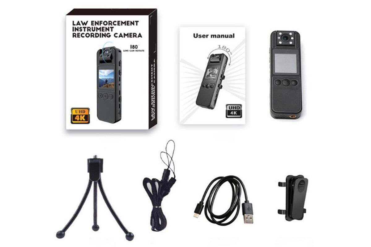 1080P Mini Camera Night Version Cam Loop Recording Video Audio Body Mounted Worn Camera - Image 3