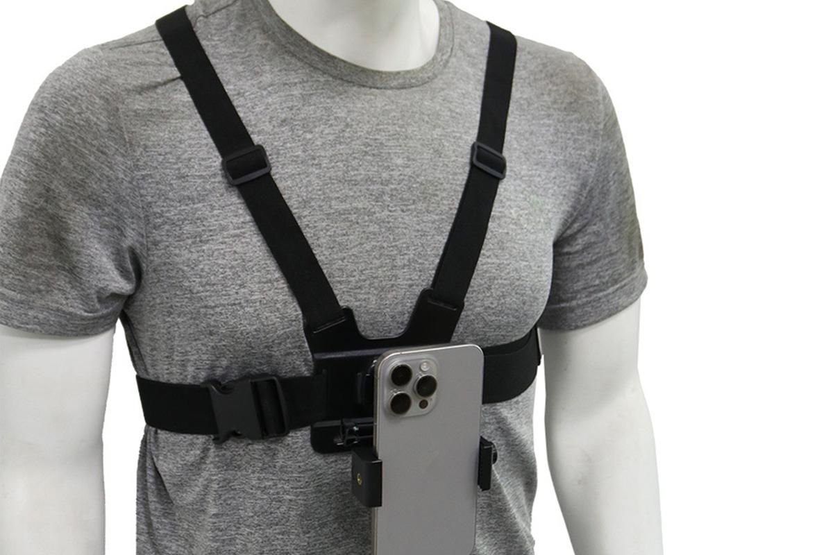 6-Piece Head Strap and Chest Harness Mount Kit for Phone Action Camera - Image 2
