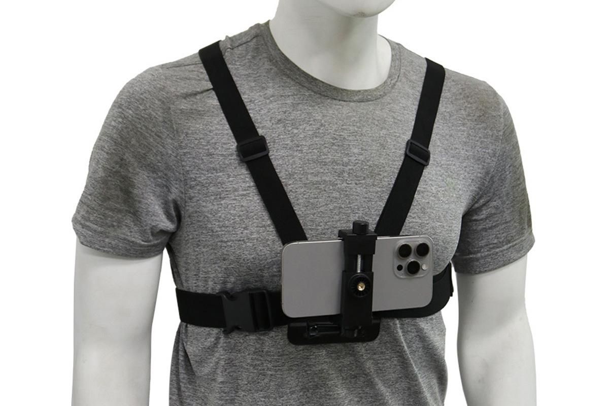 6-Piece Head Strap and Chest Harness Mount Kit for Phone Action Camera - Image 4