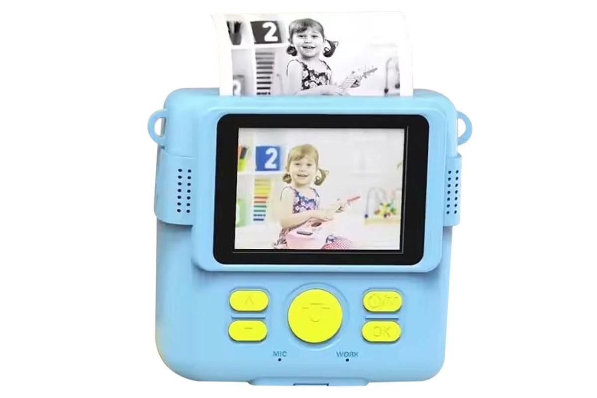 Instant Print Camera for Kids Zero Ink Print Photo Camera with 32G TF Card-Blue - Image 3