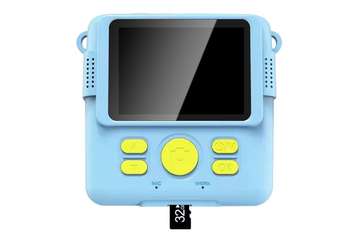 Instant Print Camera for Kids Zero Ink Print Photo Camera with 32G TF Card-Blue - Image 5