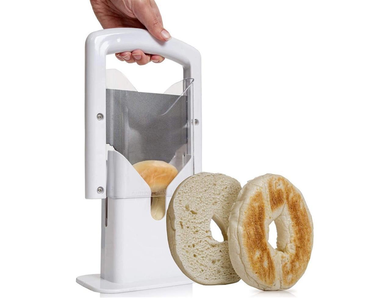 Bagel Slicer Kitchen Baking Tool-White - Image 1