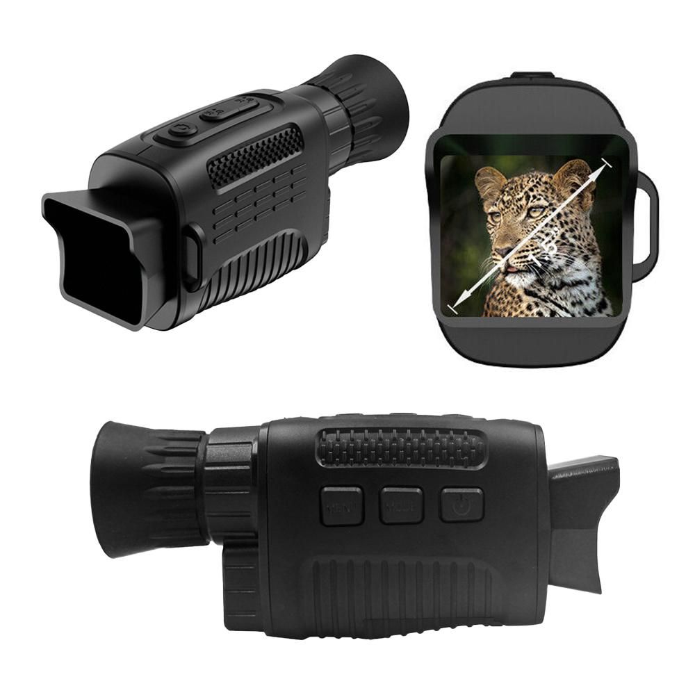 Night Vision Monocular Binoculars 4K IR Digital Telescope for Adult Hunting Camping-Black - Image 2