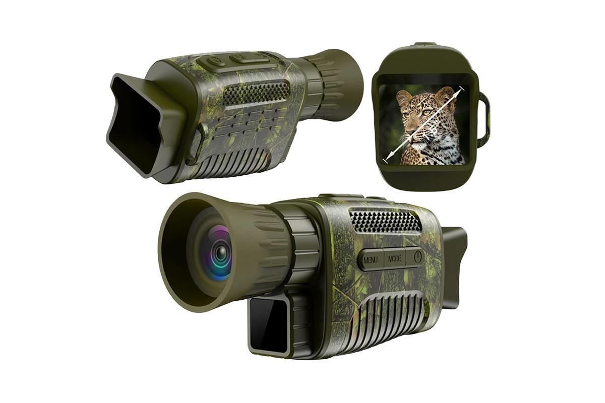 Night Vision Monocular Binoculars 4K IR Digital Telescope for Adult Hunting Camping-Multicolor - Image 1