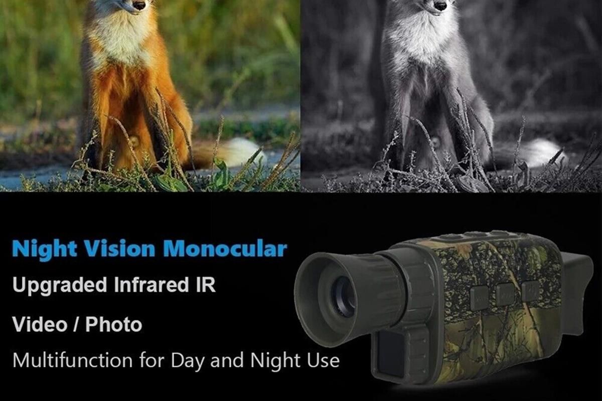Night Vision Monocular Binoculars 4K IR Digital Telescope for Adult Hunting Camping-Multicolor - Image 4