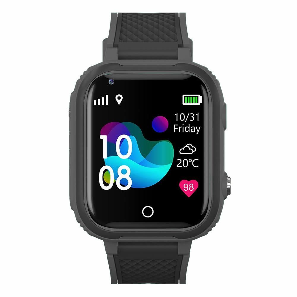 4G Kids Smart Watch with GPS Tracker Water-resistant Kids Cell Phone Watch -Black - Image 3