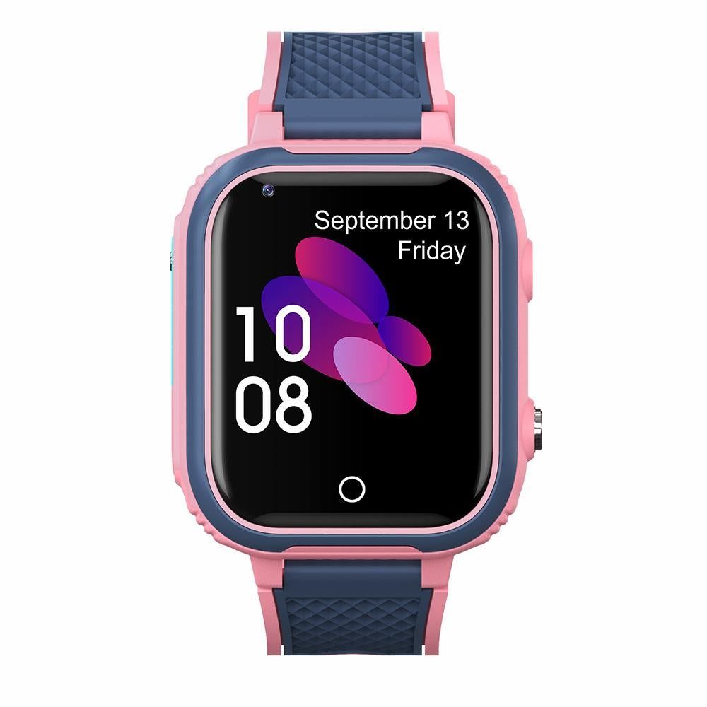 4G Kids Smart Watch with GPS Tracker Water-resistant Kids Cell Phone Watch -Pink - Image 3