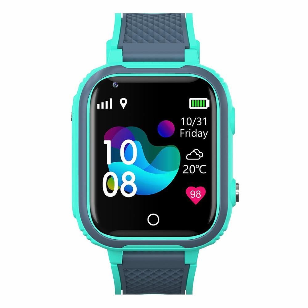 4G Kids Smart Watch with GPS Tracker Water-resistant Kids Cell Phone Watch -Green - Image 5