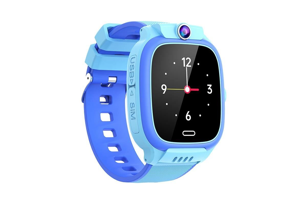 4G Smart Phone Watch Dual Positioning Alarm Water-Resistant Smart watch-Blue - Image 5