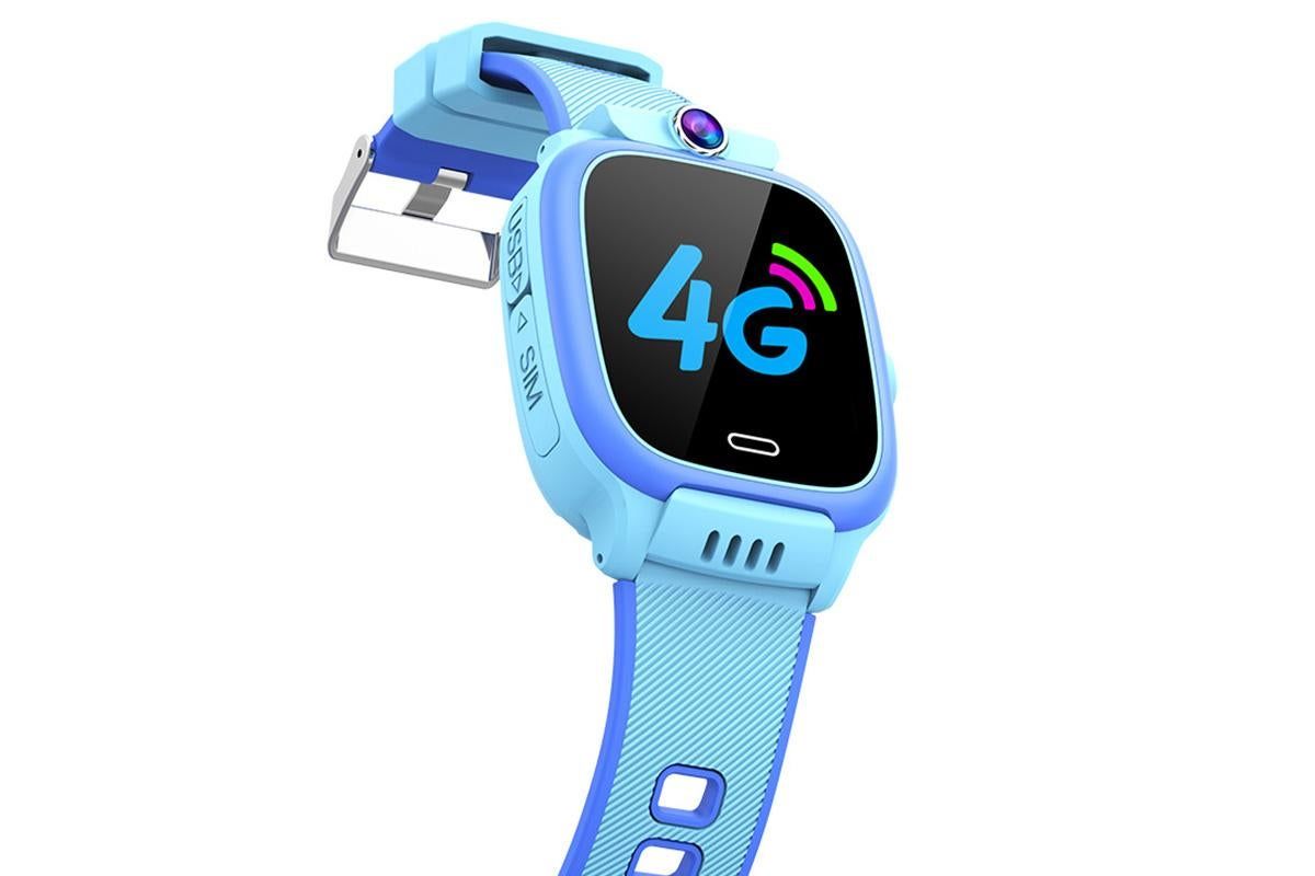 4G Smart Phone Watch Dual Positioning Alarm Water-Resistant Smart watch-Blue - Image 8