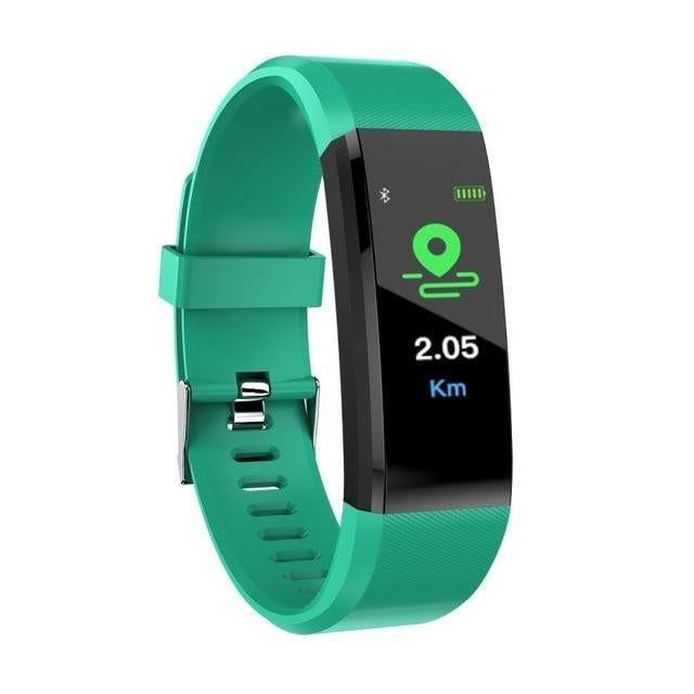 Bluetooth Smart Fitness Tracker Band Heart Rate Monitor Armband-Green - Image 4