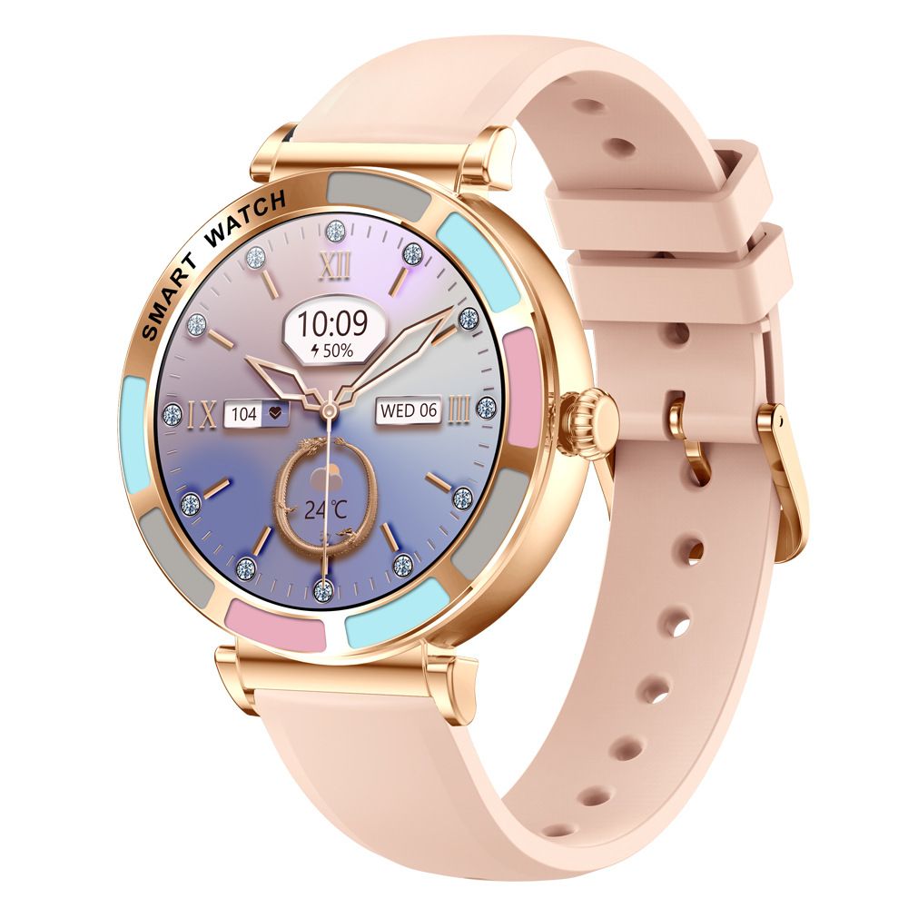 Bluetooth Smart Watch IP67 Waterproof Smartwatch with 100+Sports Modes-Gold - Image 1