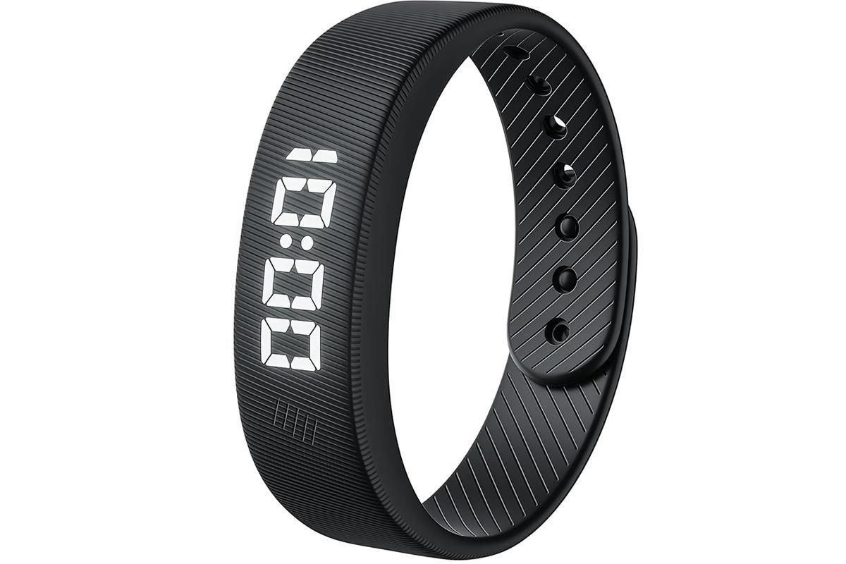 Digital Sports Watch Pedometer Vibrating Alarm Wristband - Black - Image 2