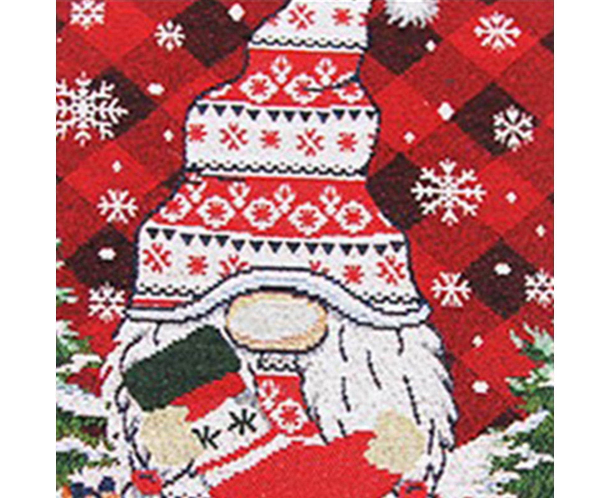 Table Runner Buffalo Plaid Checkered Cloth-Red - Image 6