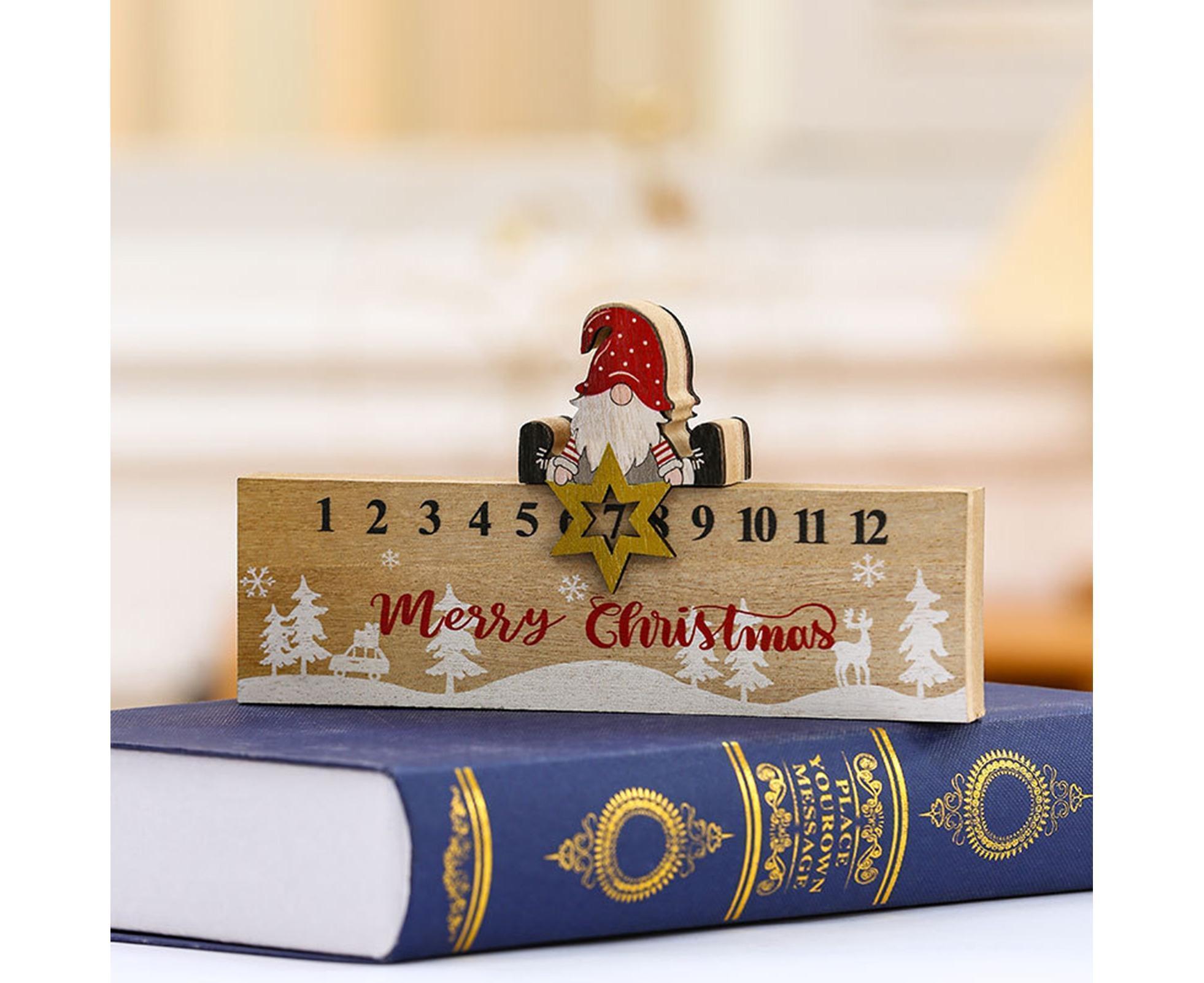 Xmas Wooden Calendar Count Down-A - Image 2
