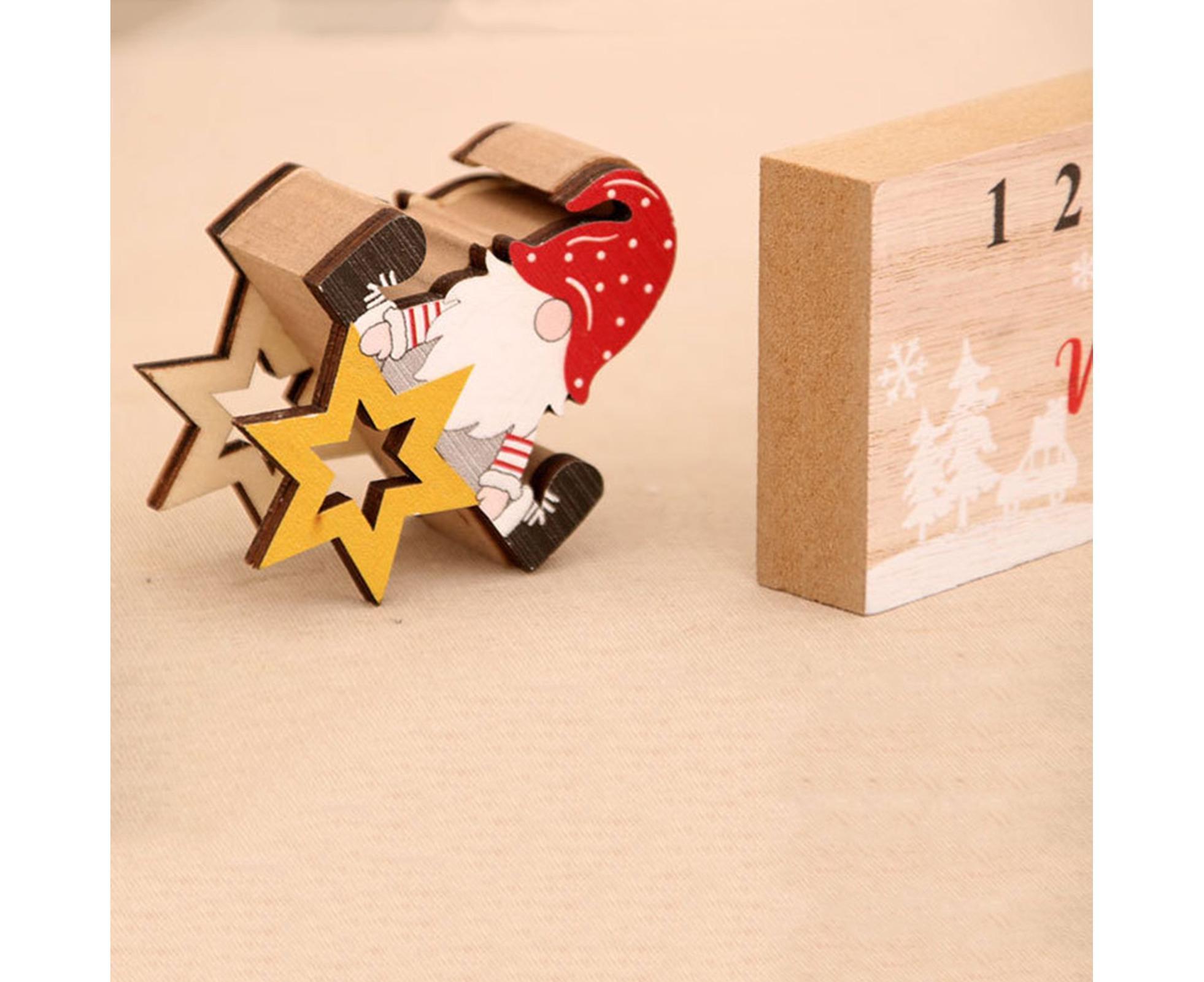 Xmas Wooden Calendar Count Down-A - Image 4