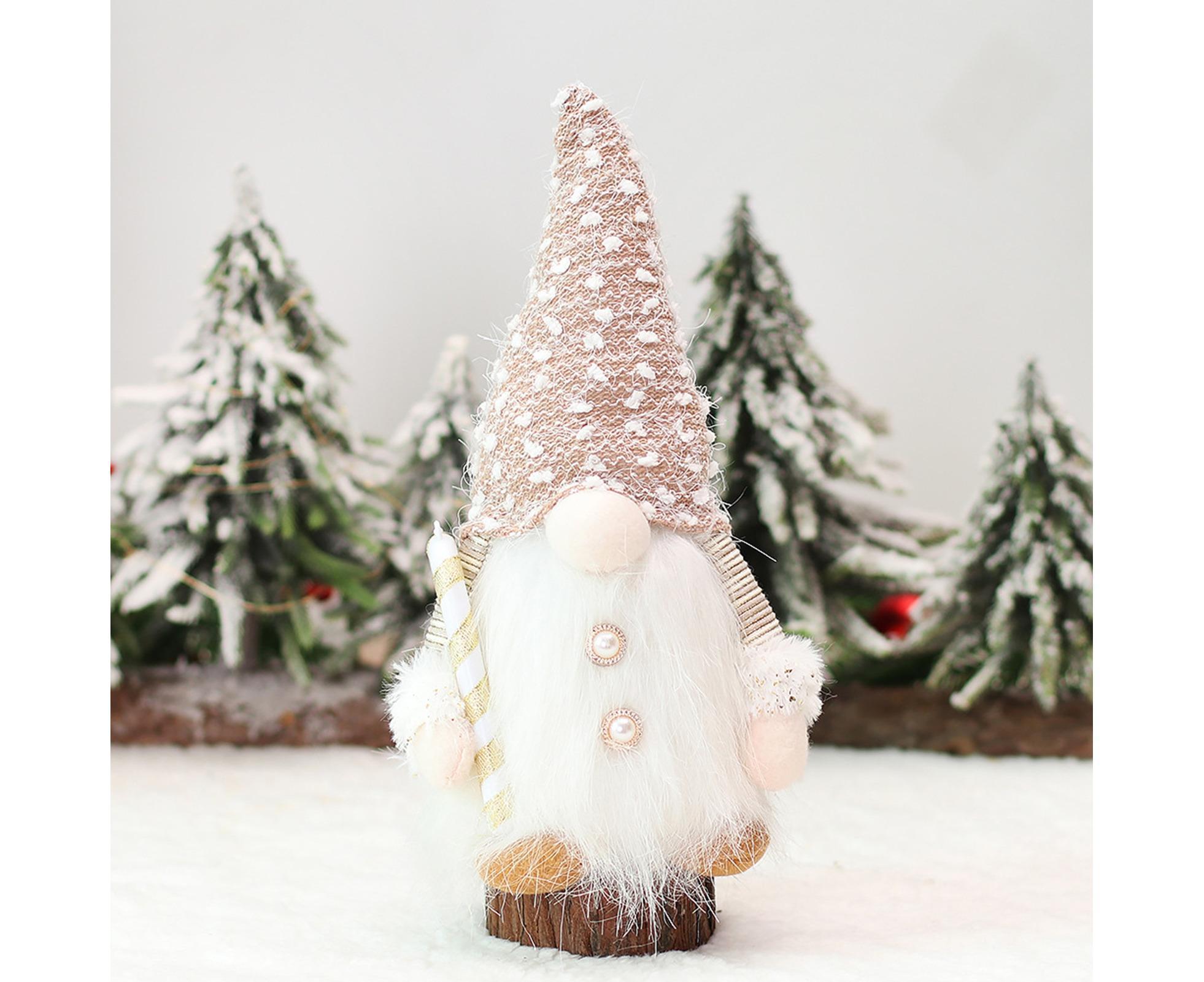 Xmas Doll Plush Luminous-Khaki - Image 2