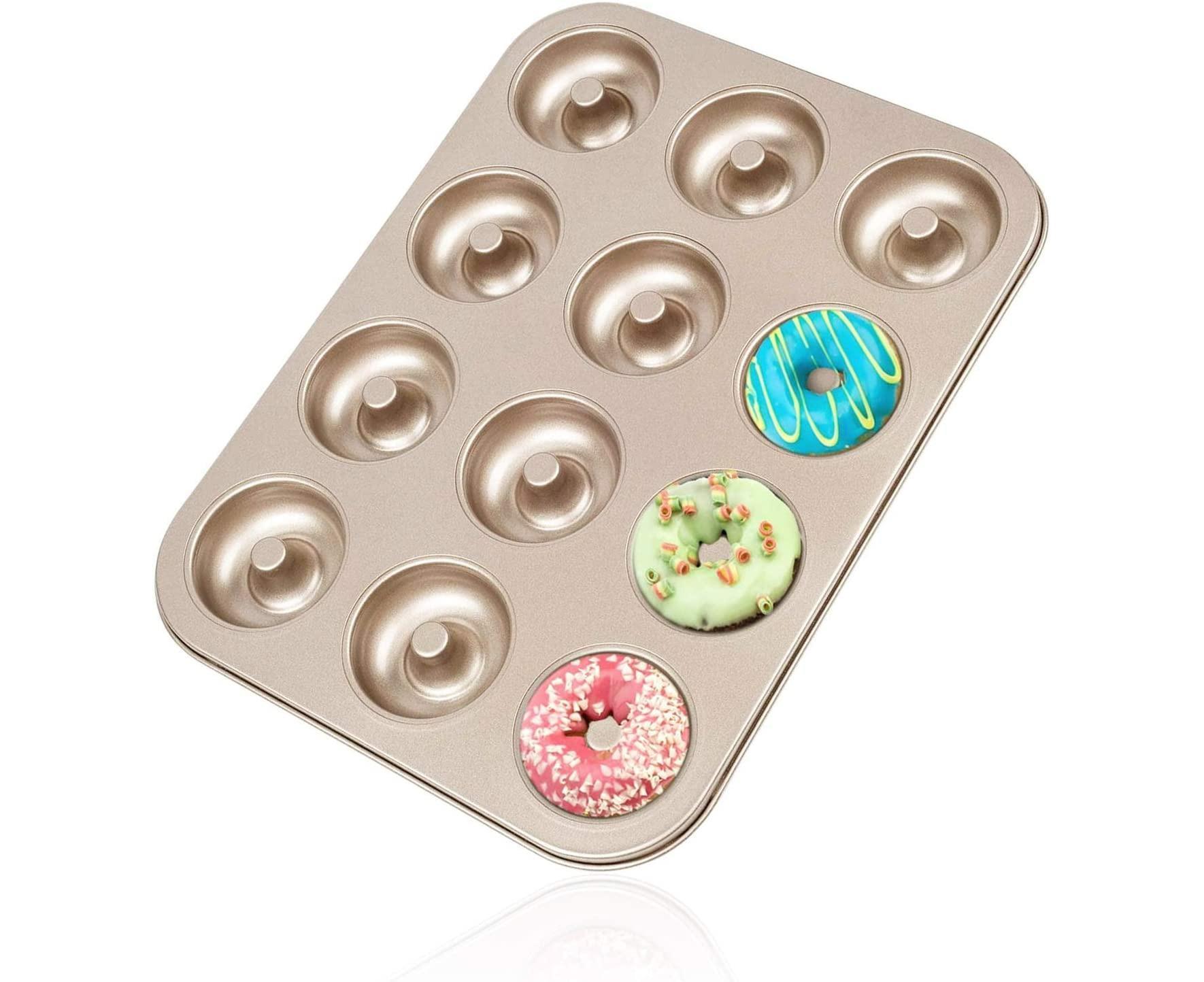 Mini Donut Pan - Nonstick 6 Cavity - Carbon Steel - Image 1