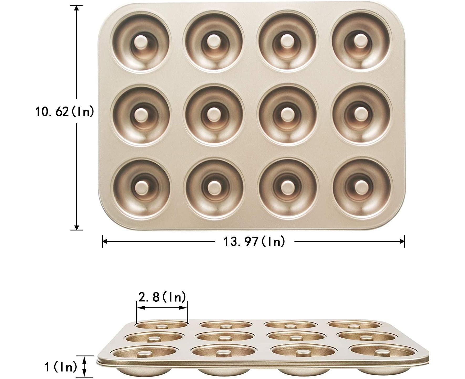 Mini Donut Pan - Nonstick 6 Cavity - Carbon Steel - Image 2