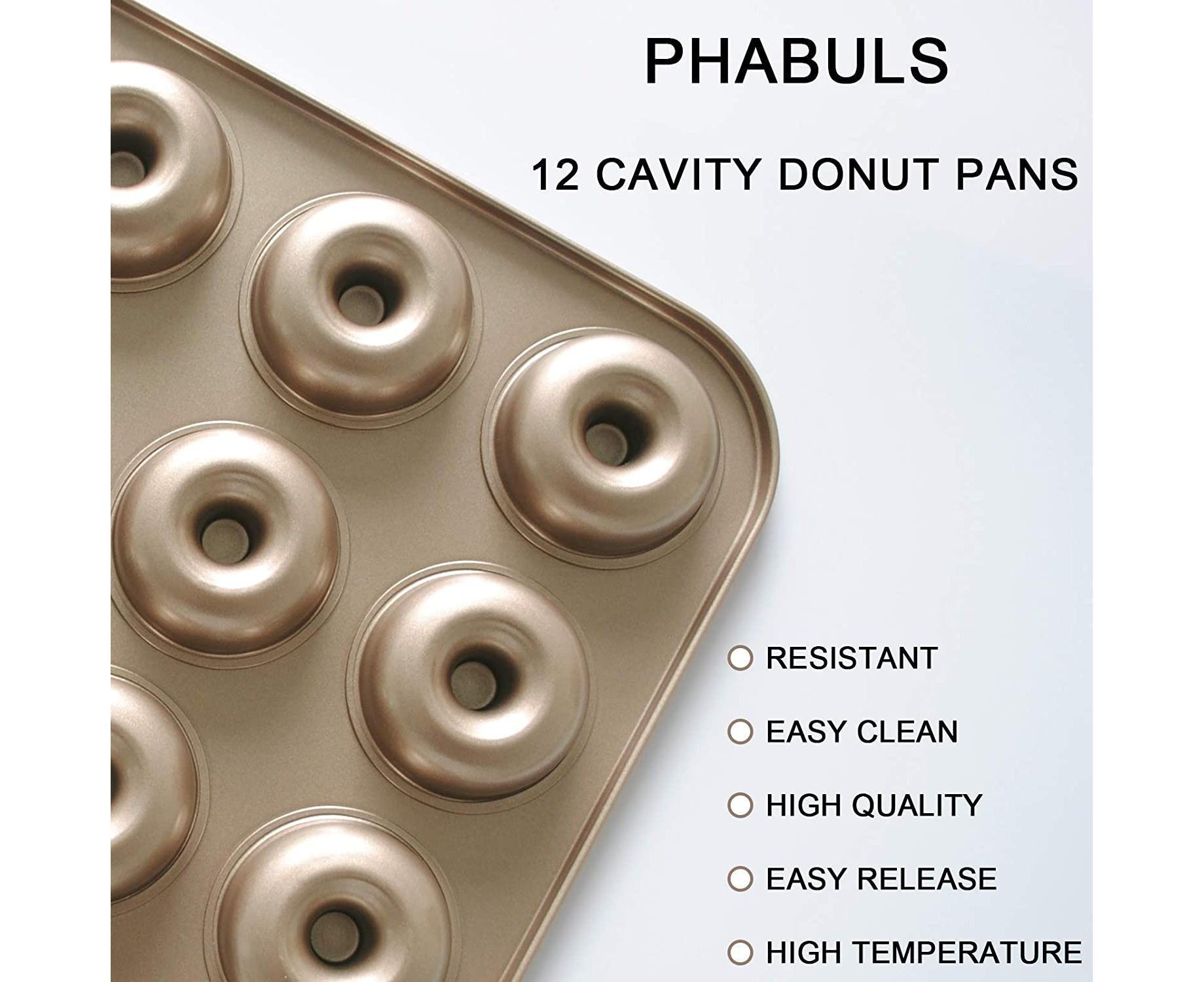 Mini Donut Pan - Nonstick 6 Cavity - Carbon Steel - Image 3