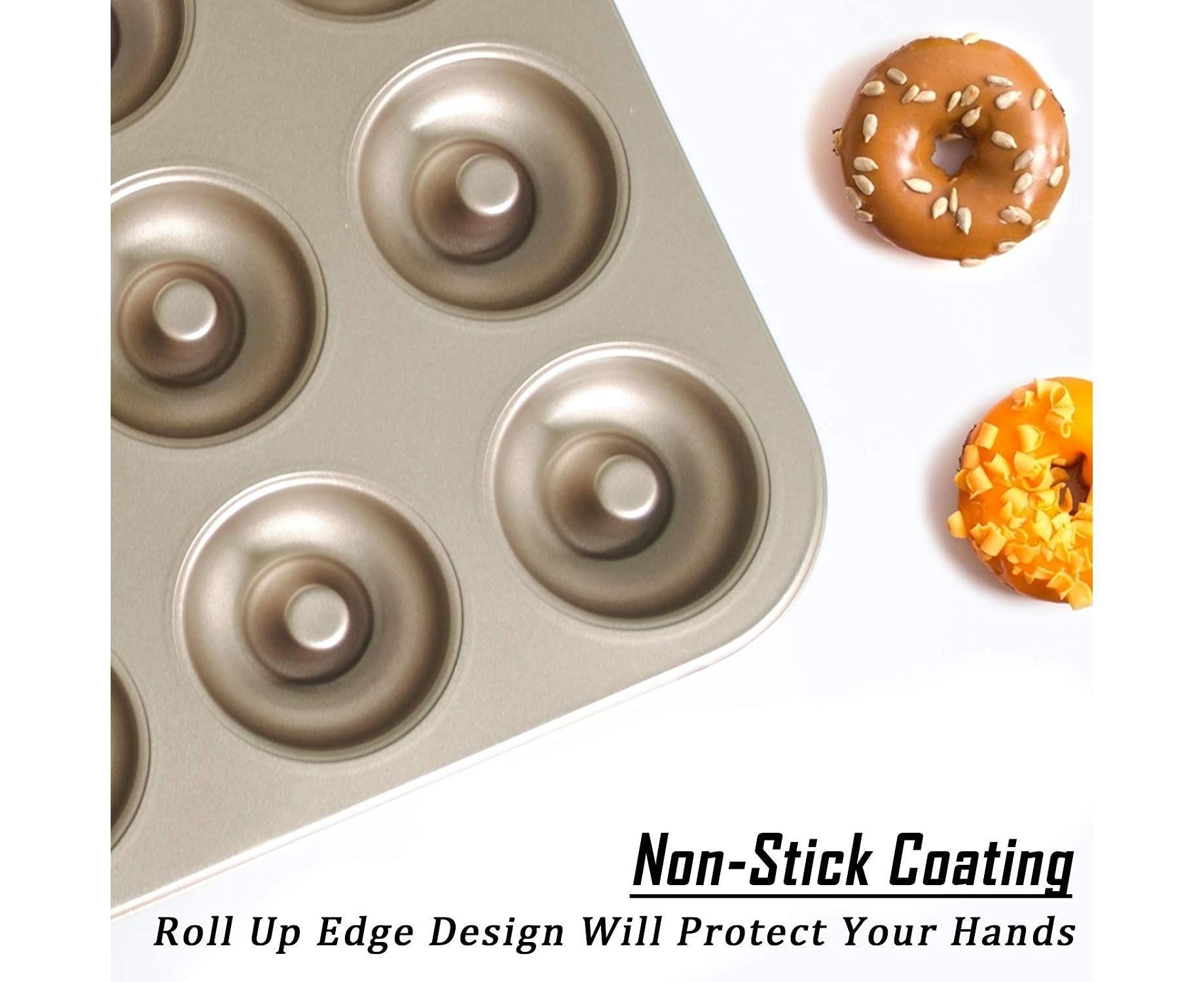 Mini Donut Pan - Nonstick 6 Cavity - Carbon Steel - Image 4