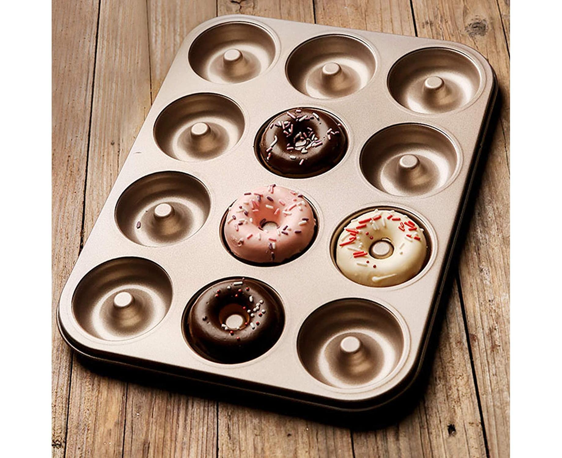 Mini Donut Pan - Nonstick 6 Cavity - Carbon Steel - Image 6