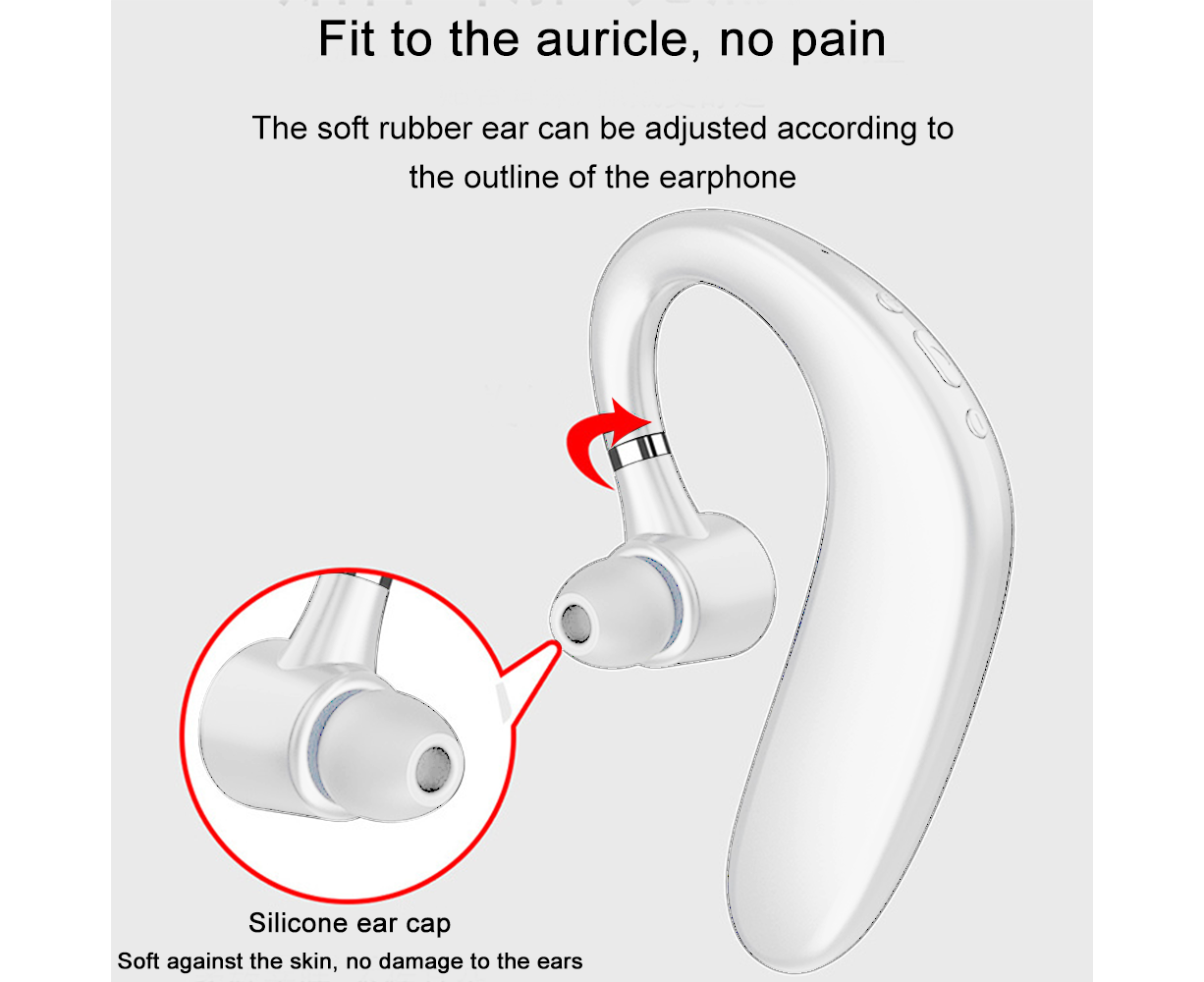 Wireless Bluetooth Earpiece V5.0 35 Hrs Talktime Hands-Free Earphones. - Image 2
