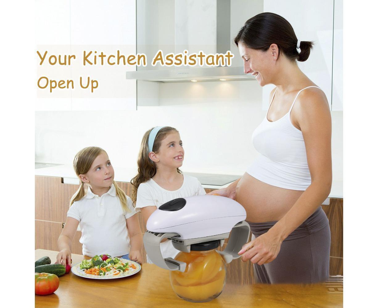 Electric Jar Opener One Touch Jar Opener white - Image 3