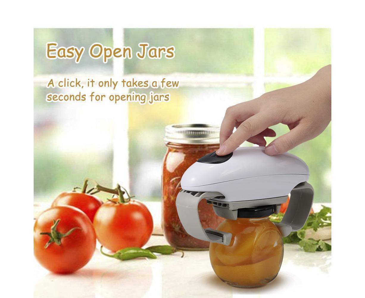 Electric Jar Opener One Touch Jar Opener white - Image 4