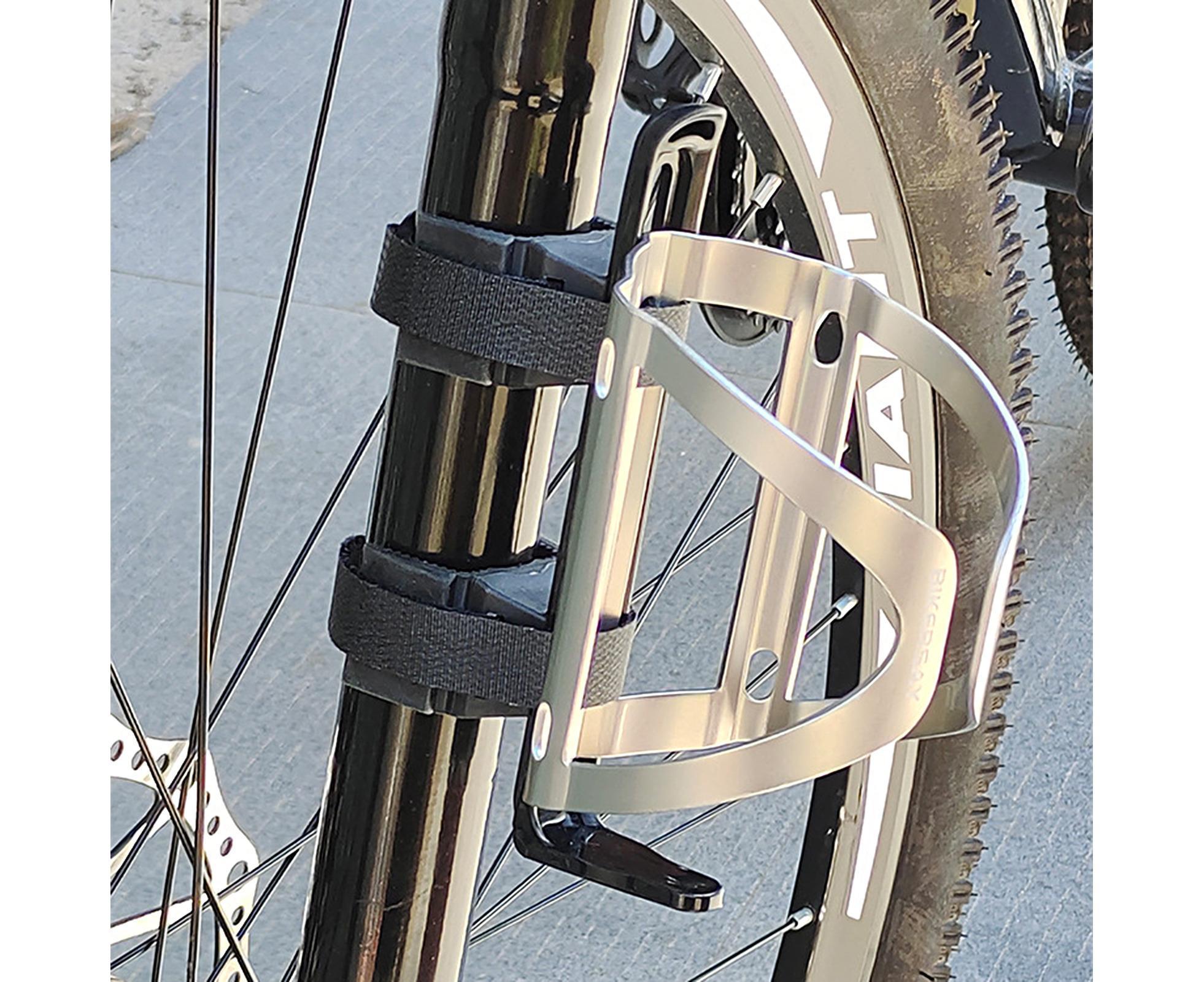 BIKERSAY Bike Water Bottle Holder Good Toughness Anti Fall Ultralight Opening Adjustable Bicycle Cup Holder for Riding - Image 4