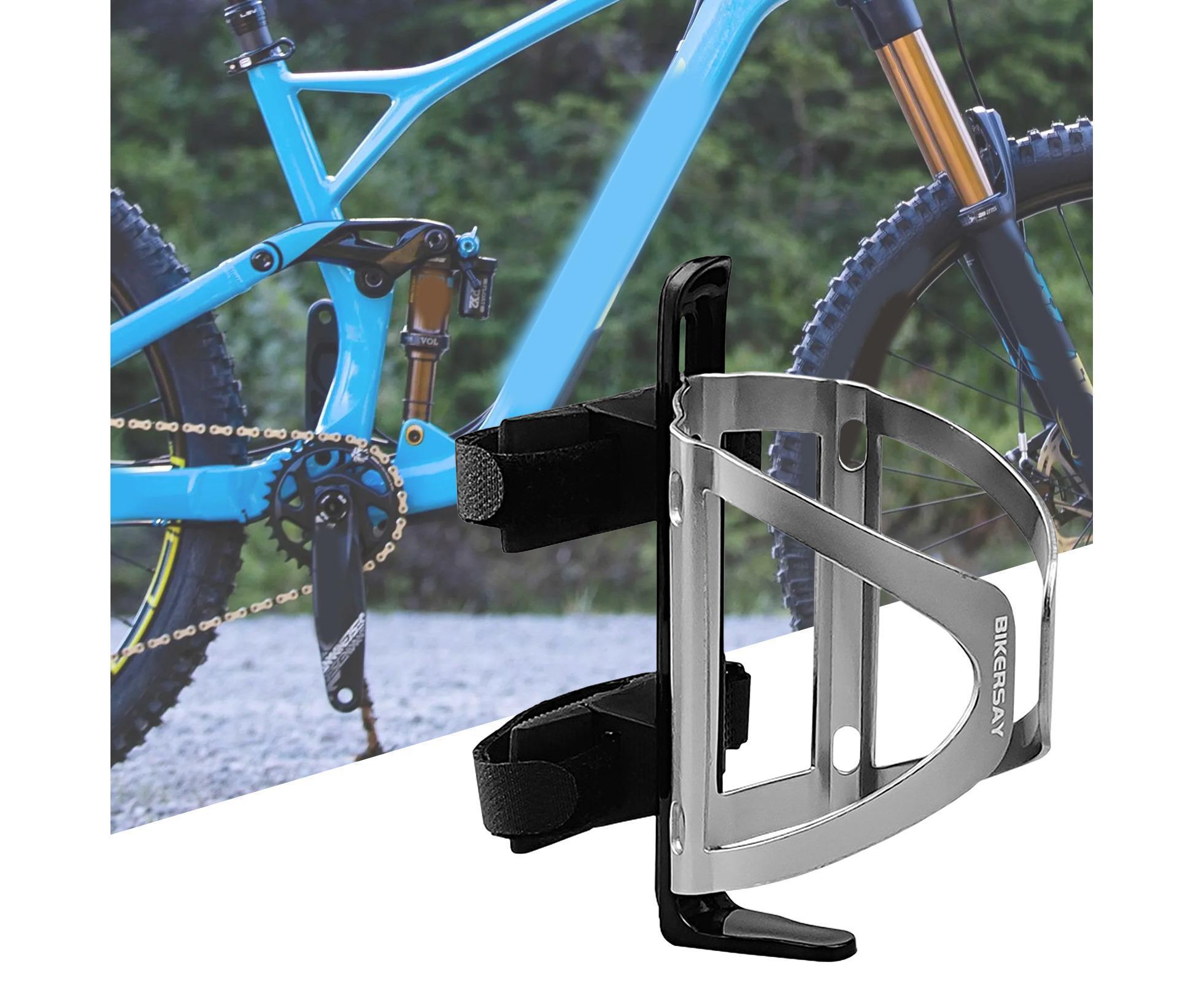 BIKERSAY Bike Water Bottle Holder Good Toughness Anti Fall Ultralight Opening Adjustable Bicycle Cup Holder for Riding - Image 5