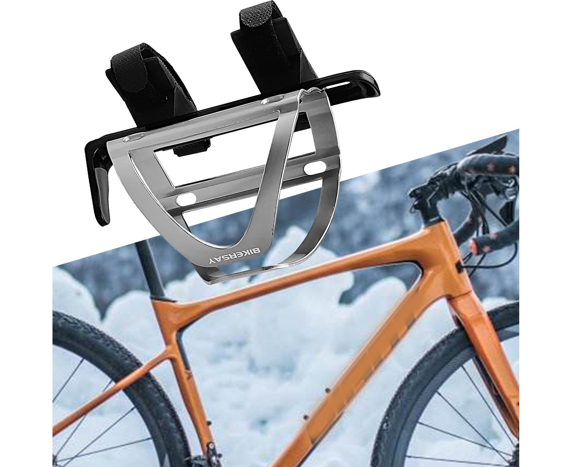 BIKERSAY Bike Water Bottle Holder Good Toughness Anti Fall Ultralight Opening Adjustable Bicycle Cup Holder for Riding - Image 6