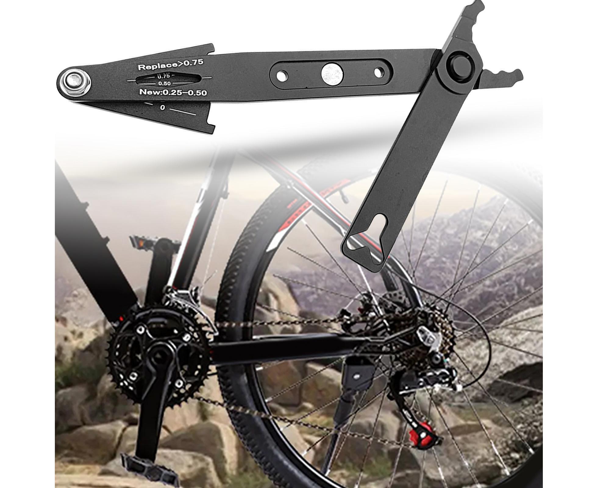 Chain Wear Detection Tool Ergonomic Design High Strength Bike Chain Buckle Removal Plier with Scale for Mountain Bike - Image 5