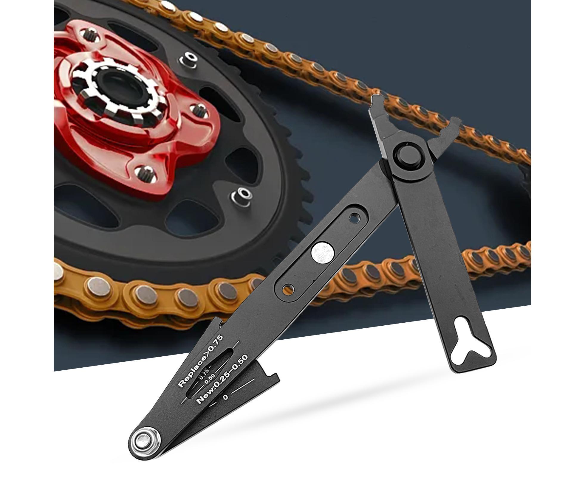 Chain Wear Detection Tool Ergonomic Design High Strength Bike Chain Buckle Removal Plier with Scale for Mountain Bike - Image 6