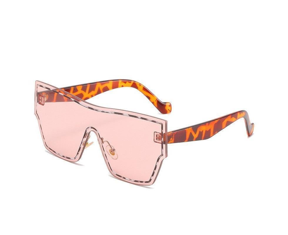 New Fashion One-piece Sunglasses Women Classic Big Frame Retro Punk Style Glasses Men's Sunscreen Eyeglasses Eyewear UV400 - Image 3