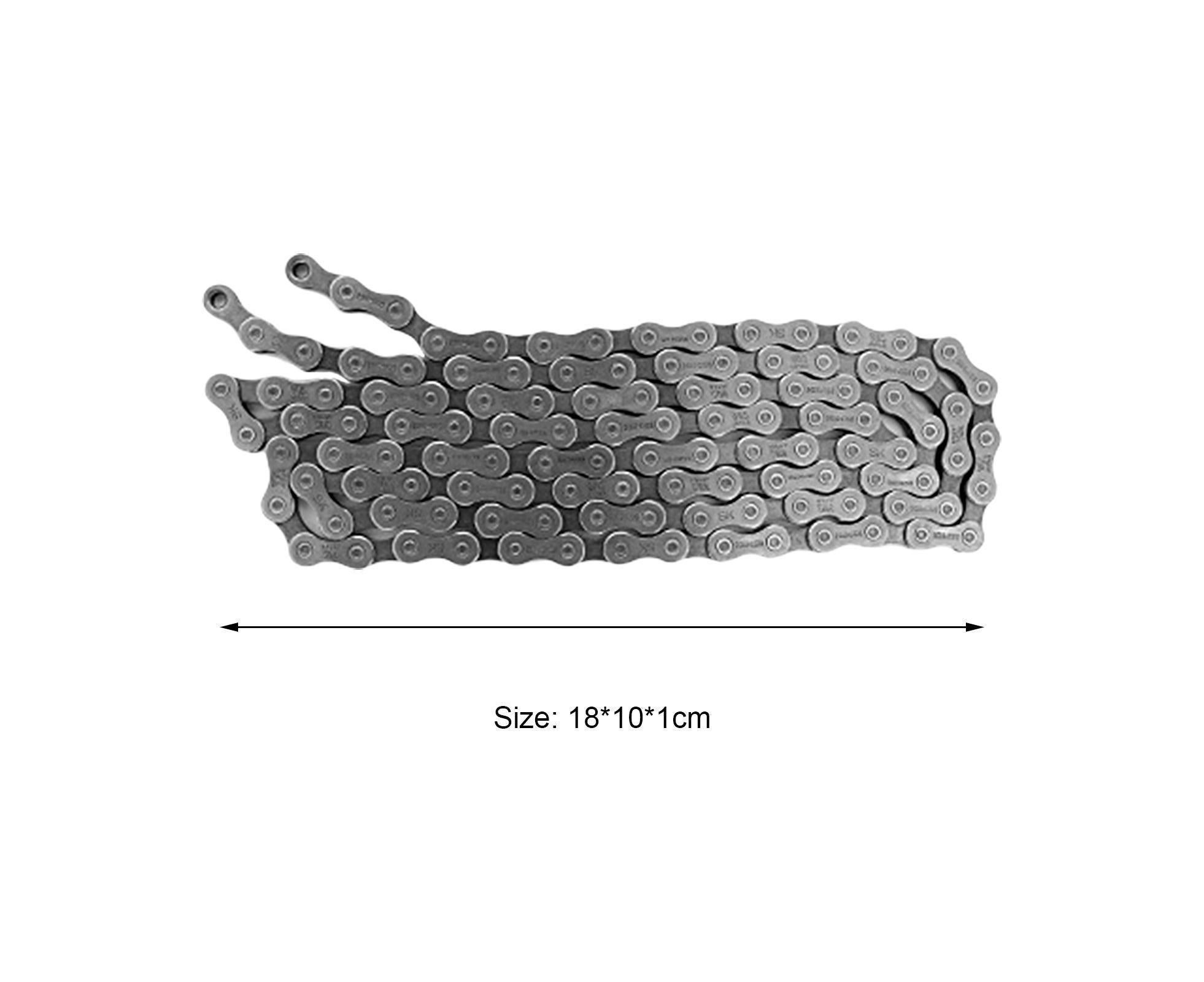 Mountain Bike Chain Electroplating Flexible Sturdy 116 Links Steel Anti Corrosion Bicycle Chain for Cycling - D - Image 2