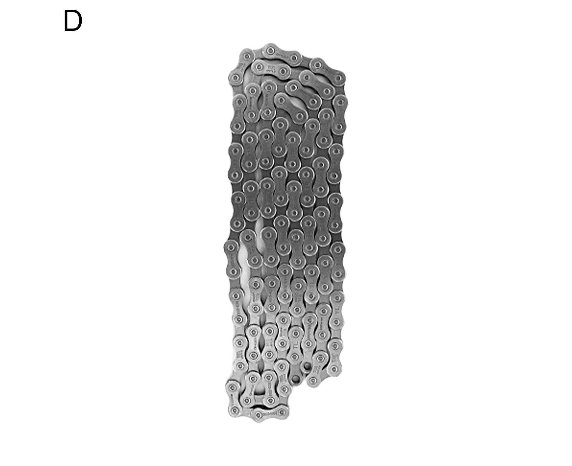 Mountain Bike Chain Electroplating Flexible Sturdy 116 Links Steel Anti Corrosion Bicycle Chain for Cycling - D - Image 3