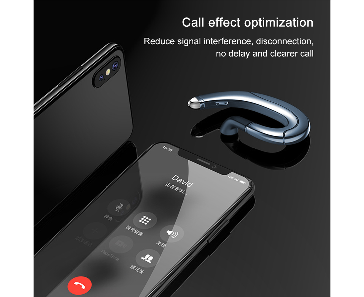 True Wireless Bluetooth Invisible Single Earbud with Microphone - Image 5