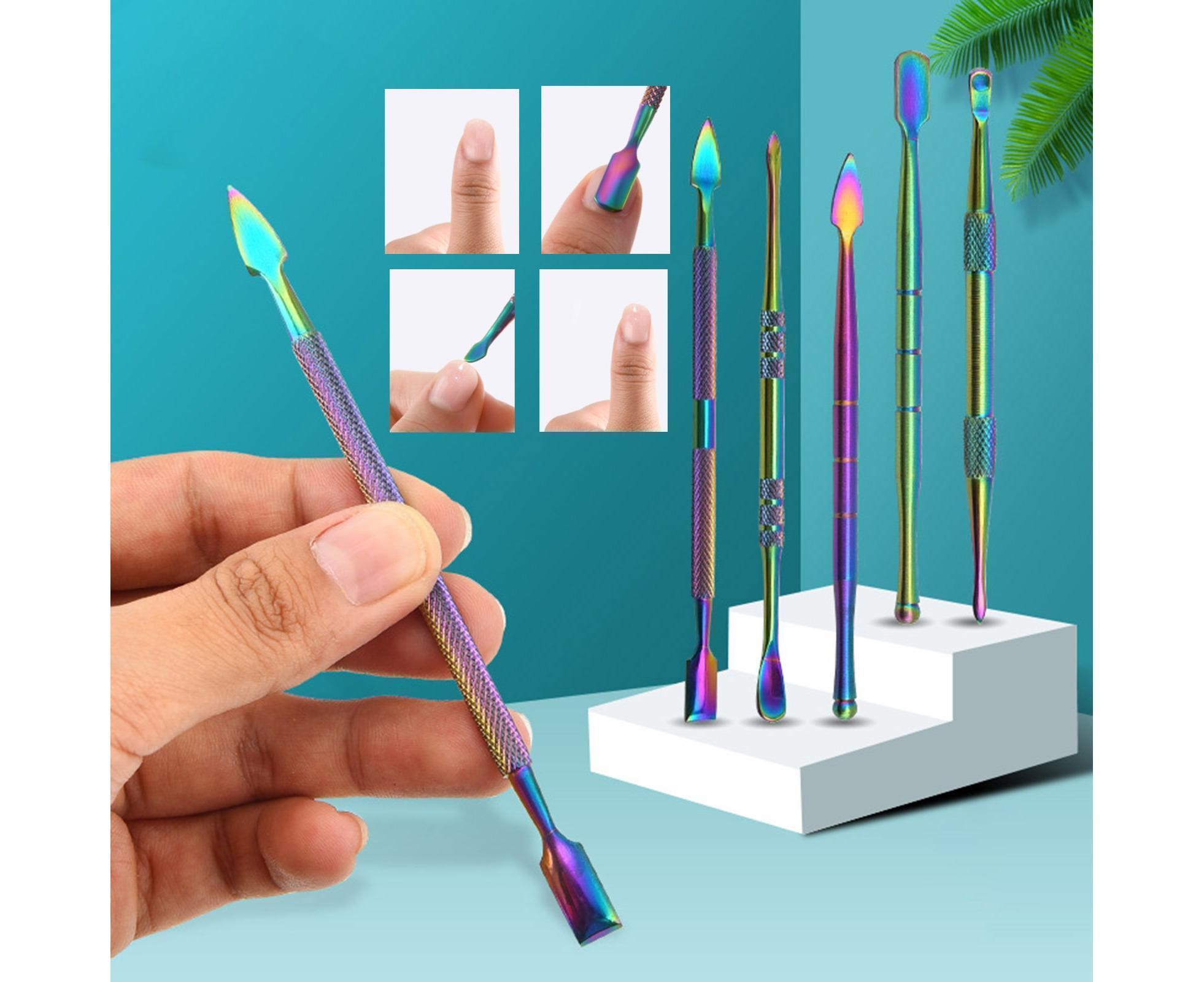 Nail Cuticle Remover High Resistant Portable Wax Oil Multicolor - Image 7