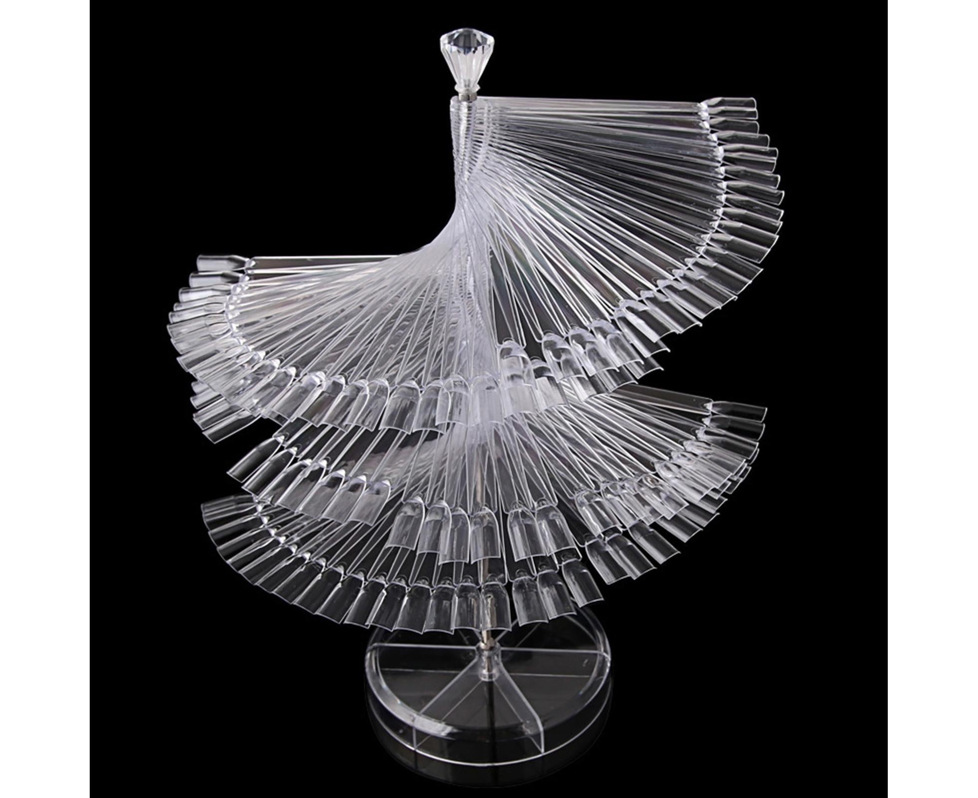 Gel Polish Display Stand Smooth Edge Reusable-Transparent - Image 5